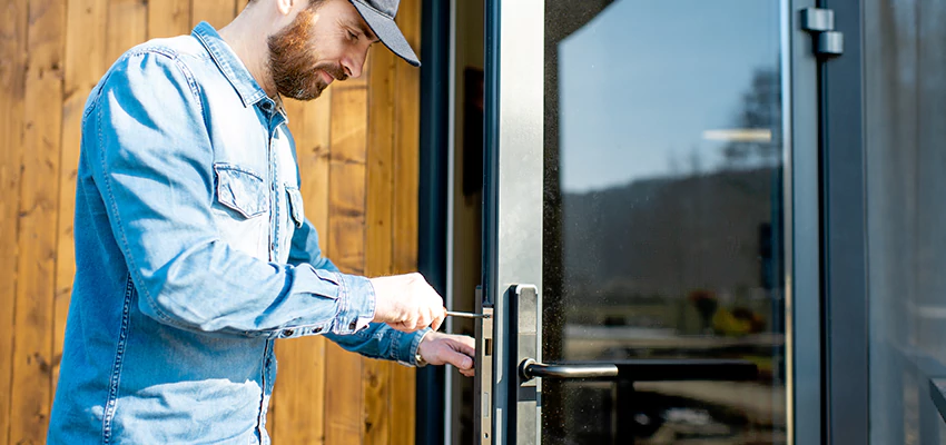 Frameless Glass Storefront Door Locks Replacement in Elk Grove Village, IL